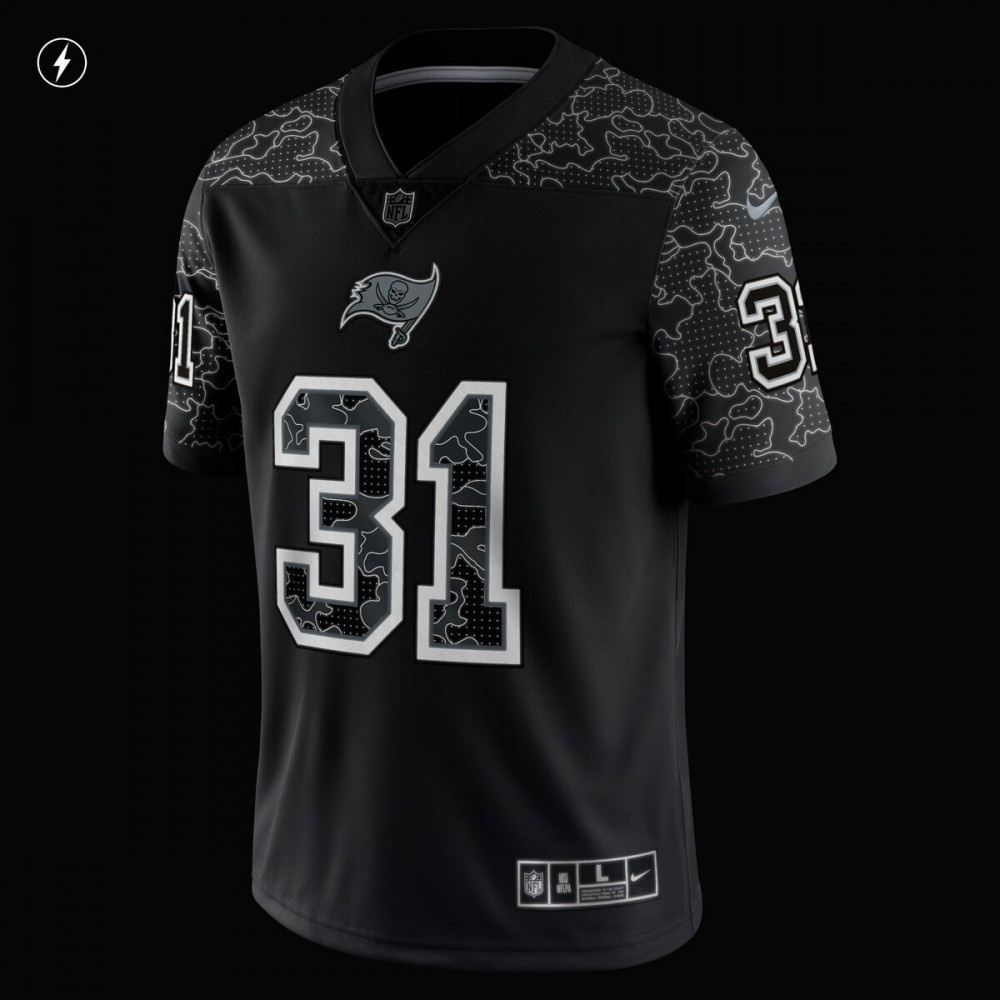 Antoine Winfield Jr. Tampa Bay Buccaneers Nike RFLCTV Limited Jersey - Black-GridironStore
